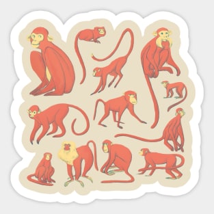 Monkeys Sticker